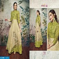 Eternal silk mode hits Wholesale shop digital printed Art silk Gowns